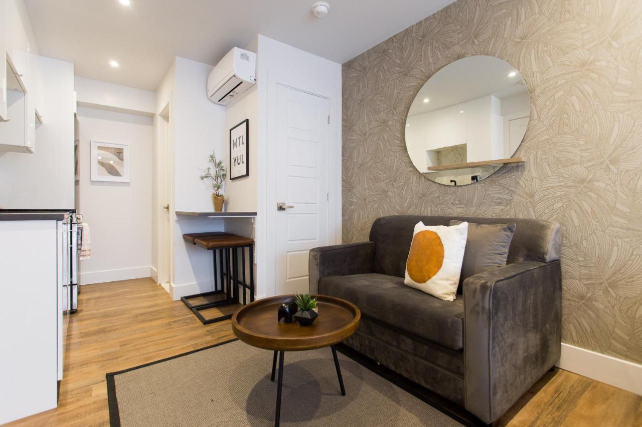 Blue Oasis Studio With Full Kitchen And Bath By Den Stays Montréal Dış mekan fotoğraf